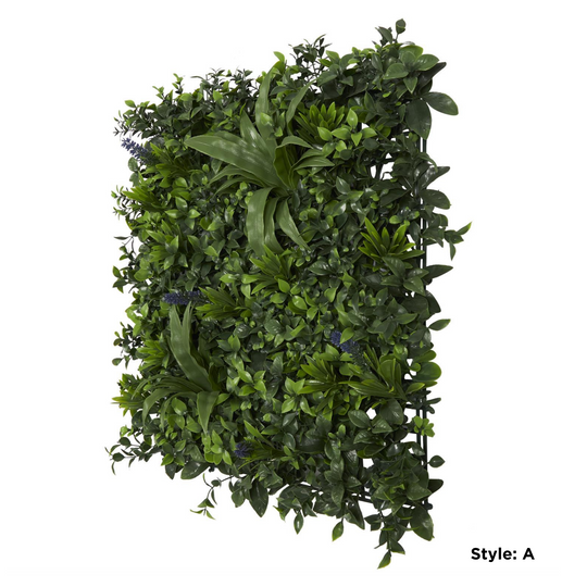 Large Square Faux Plant Wall Decor Set