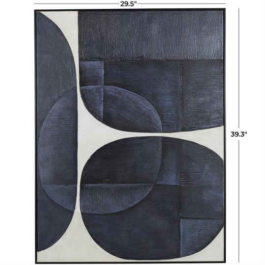 Abstract Geometric Shapes with Black Frame
