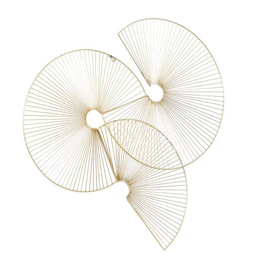 Half Moon Fanned Wall Decor Set