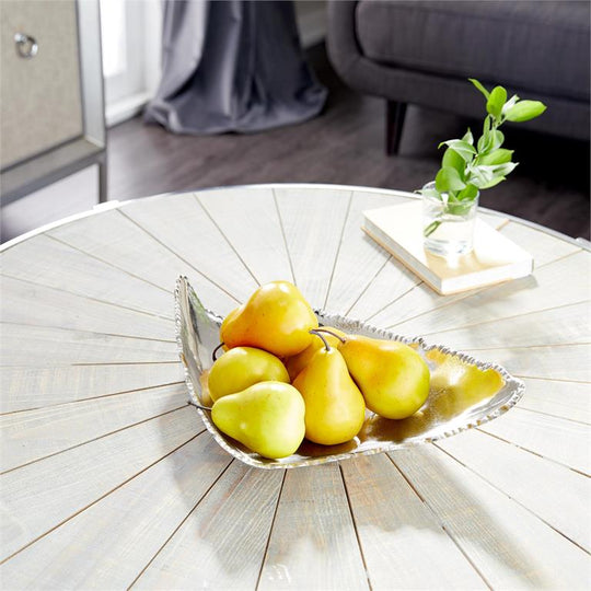 Triangular Metal Raw Edge Decorative Plate