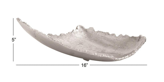 Triangular Metal Raw Edge Decorative Plate