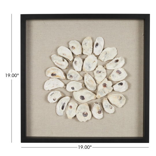 Handmade Shell Display Square Wall Decor Set