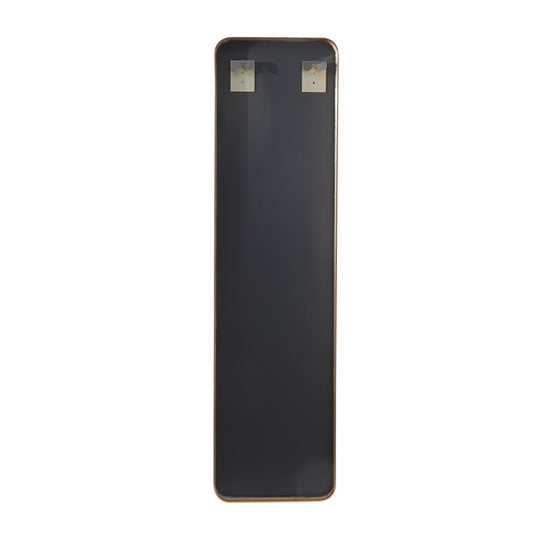 Thin Framed Wall Mirror with Rounded Corners, 59"
