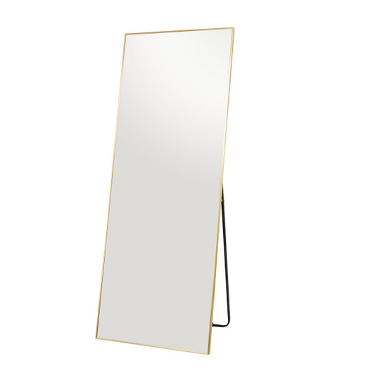 Framed Floor Mirror with Stand, 65"