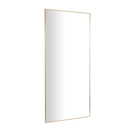 Metal Thin Framed Wall Mirror, 71"