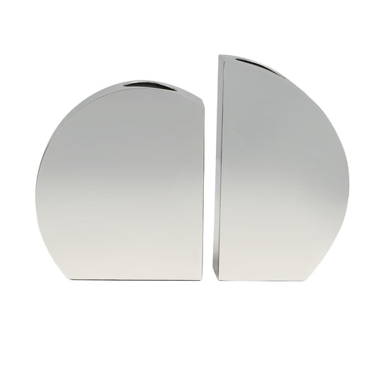 Abstract Thin Stainless Steel Vase Set