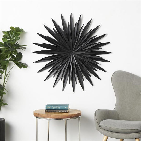 3D Metal Sunburst Layered Wall Art, 36" Dia