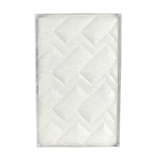 Angular Molded Metal Geometric 3D Wall Art