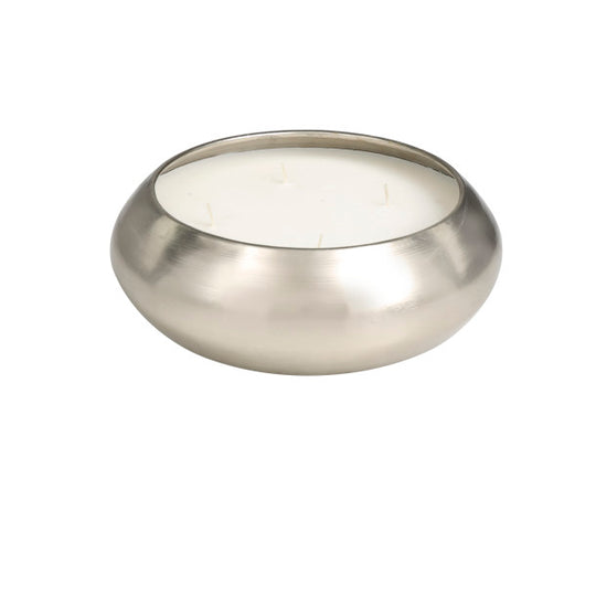 Large 4 Wick Scented Candle in Metal Bowl, 60 oz