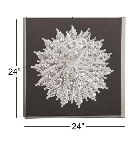 3D Snowburst Acrylic Shadow Box Wall Art