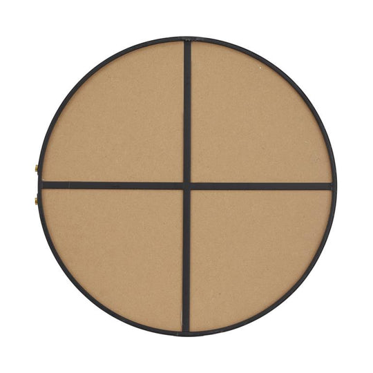 Thin Framed Round Wall Mirror, 26"
