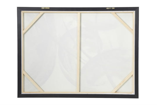 Abstract Motion Wall Art with Gold Frame Set