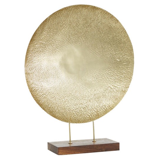 Textured Metal Plate Sculpture