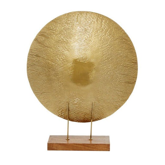 Textured Metal Plate Sculpture
