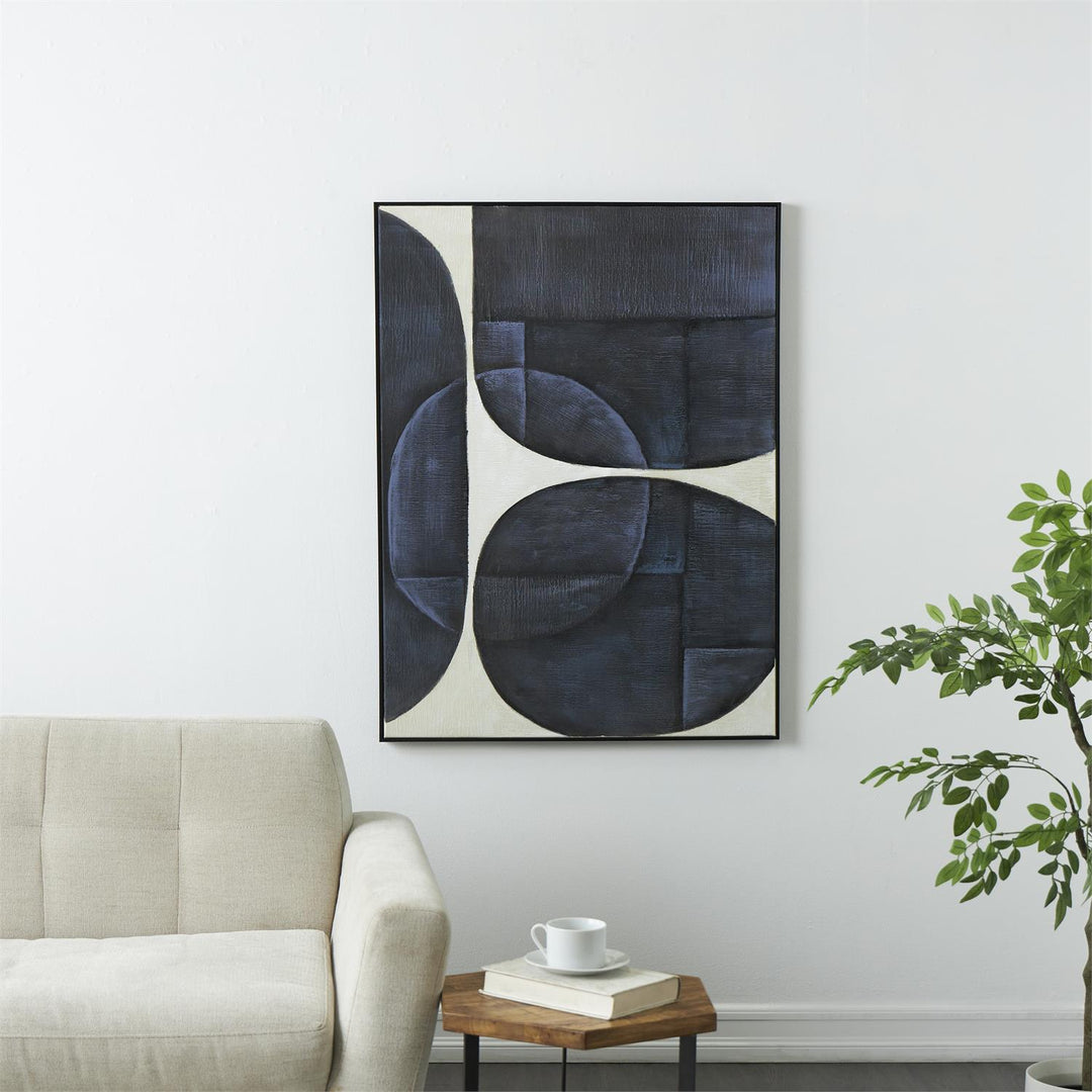 Abstract Geometric Shapes with Black Frame