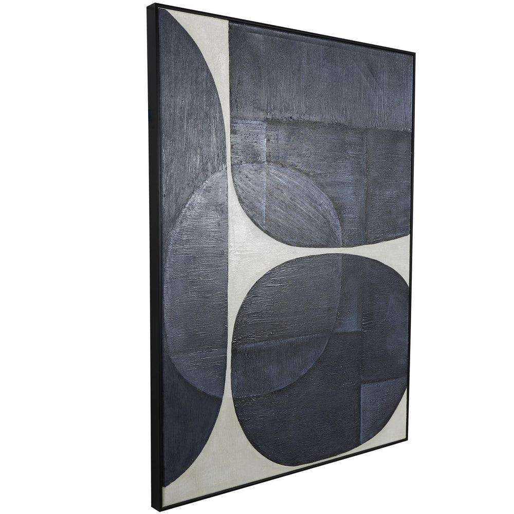 Abstract Geometric Shapes with Black Frame