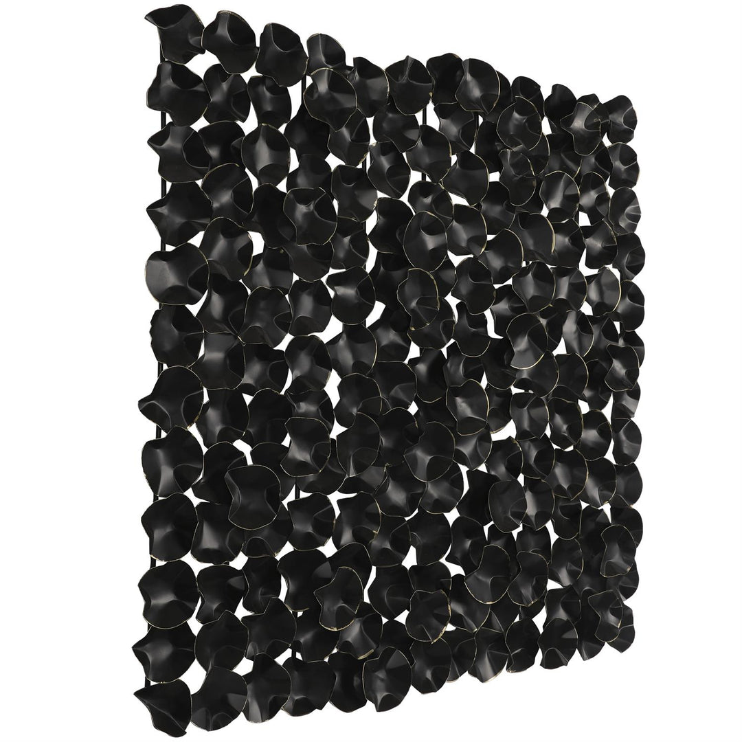 3D Bent Metal Square Wall Decor, 38"