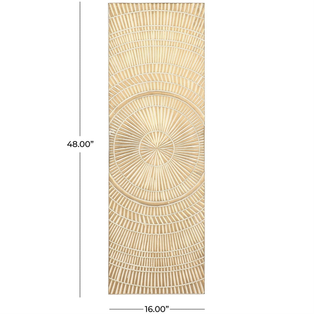 Skinny Celestial Handmade Wooden Wall Panels Set, 48"