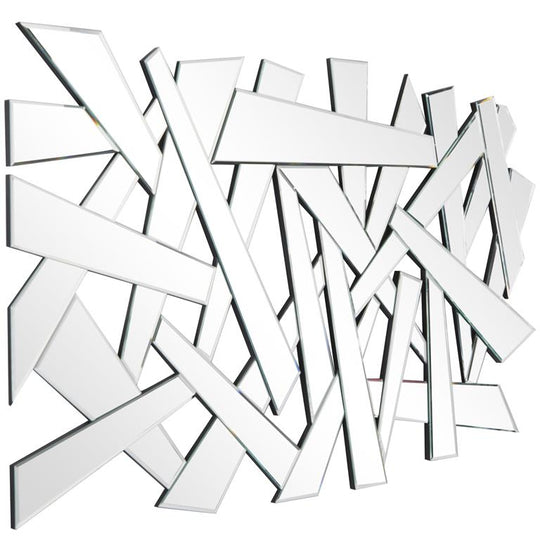 Glass Abstract Wall Mirror