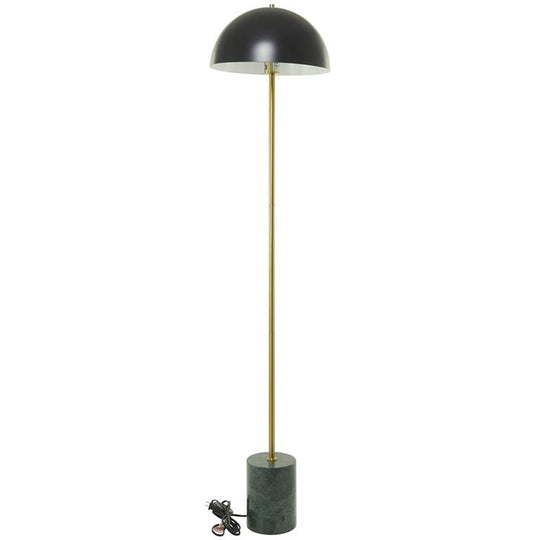 Umbrella Style Floor Lamp with Marble Base