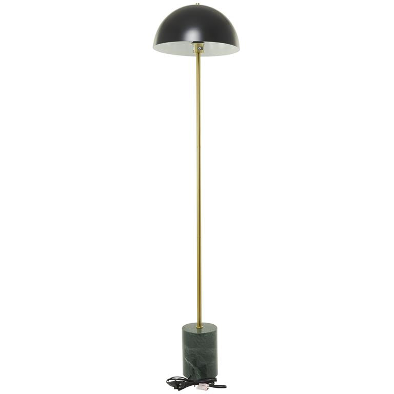 Umbrella Style Floor Lamp with Marble Base