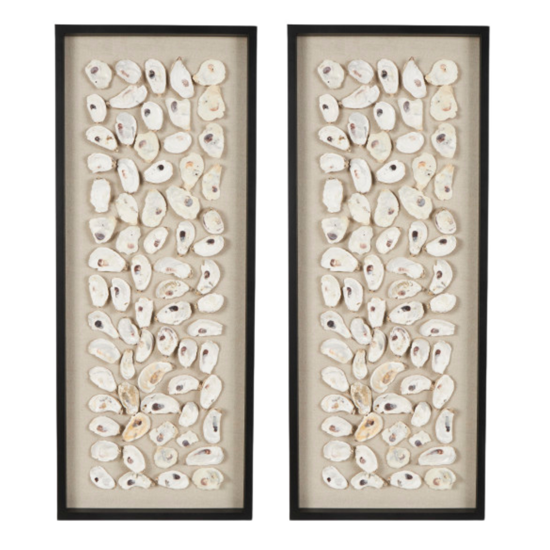 Handmade Shell Display Wall Decor Set, 39"