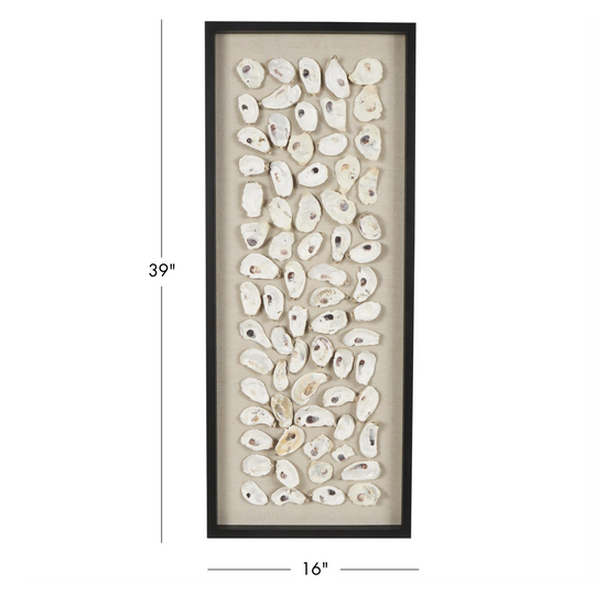 Handmade Shell Display Wall Decor Set, 39"