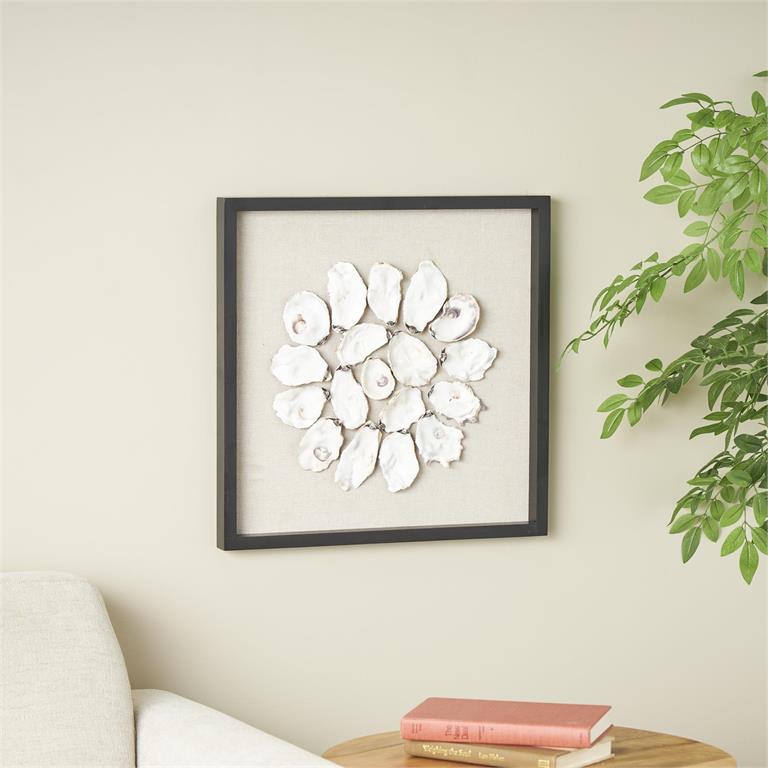 Handmade Shell Display Square Wall Decor Set