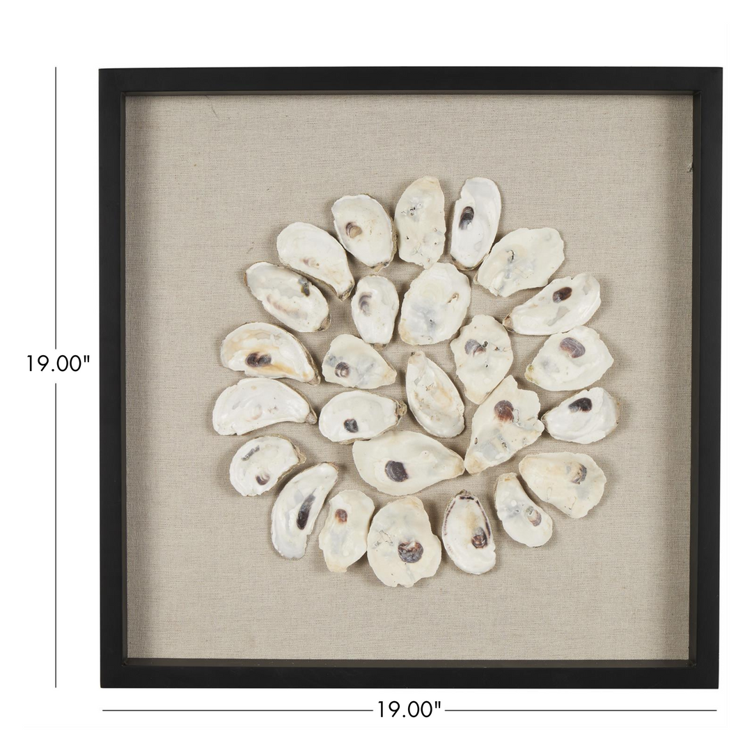 Handmade Shell Display Square Wall Decor Set