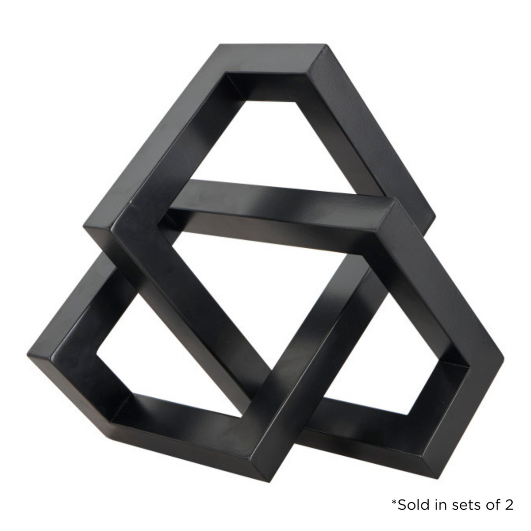 3D Geometric Knot Metal Sculpture