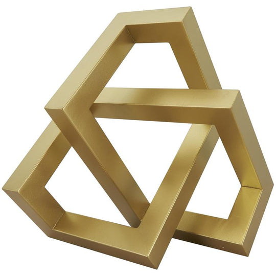 3D Geometric Knot Metal Sculpture