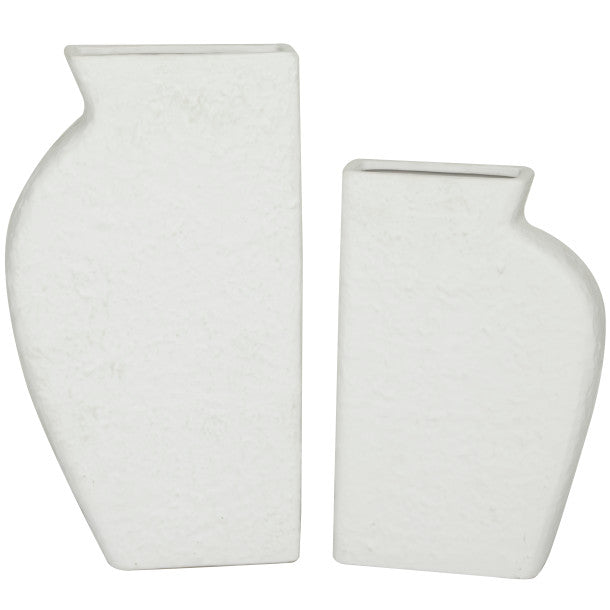 Half Shaped Thin Profile Ceramic Vase Set