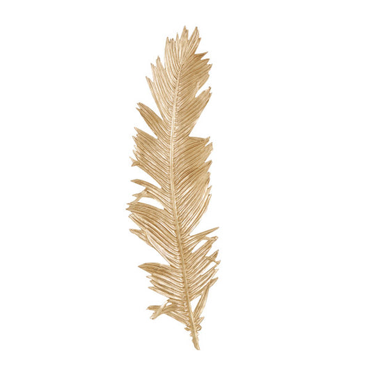 Metallic Large Feather Wall Decor, 47"