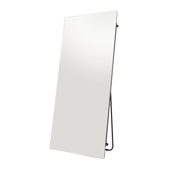 Glass Floor Mirror with Stand, 69"