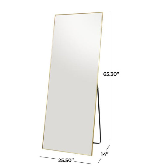 Framed Floor Mirror with Stand, 65"