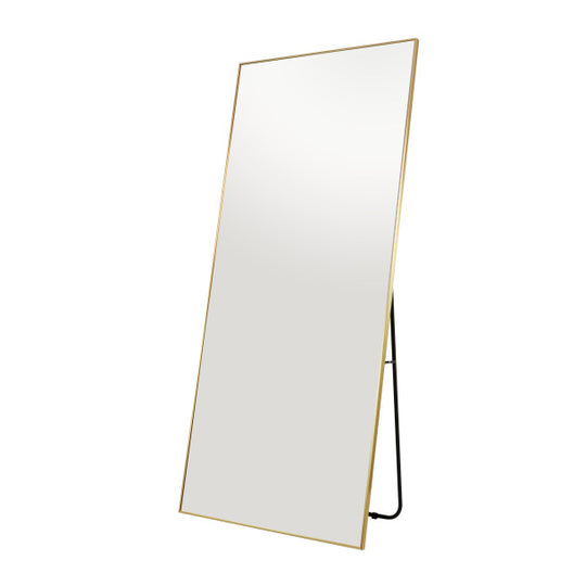 Framed Floor Mirror with Stand, 69"