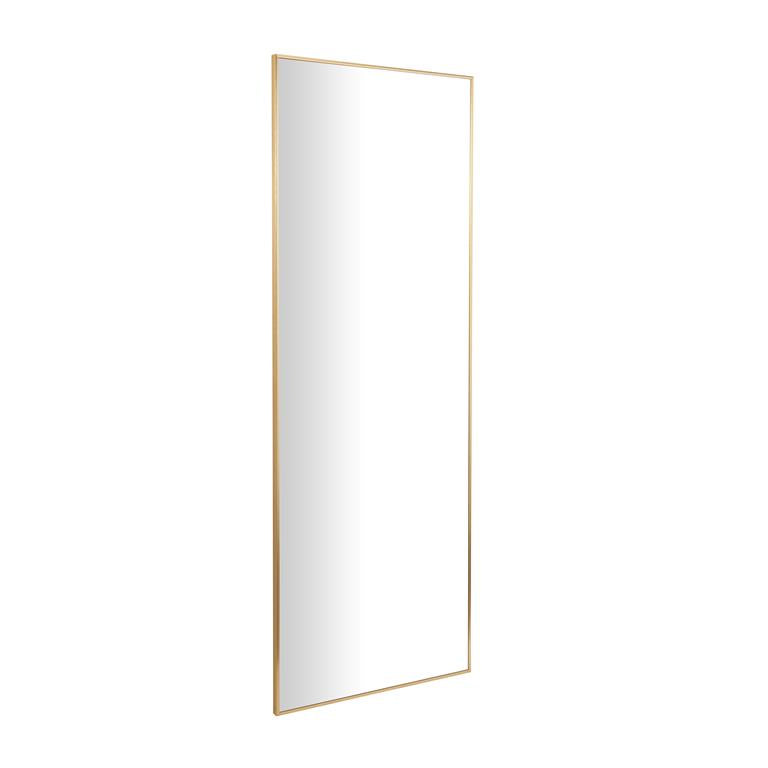 Metal Thin Framed Wall Mirror, 65"