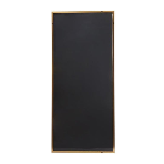 Metal Thin Framed Wall Mirror, 71"