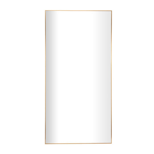 Metal Thin Framed Wall Mirror, 79"