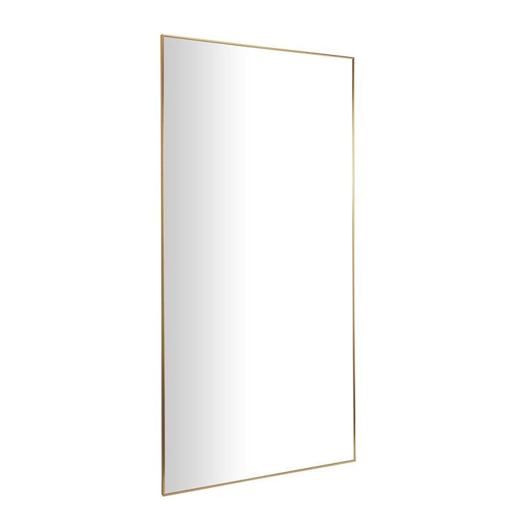 Metal Thin Framed Wall Mirror, 79"