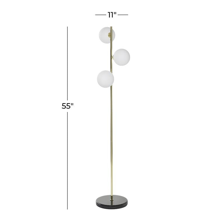 Multi Orbs Floor Lamp with Marble Base