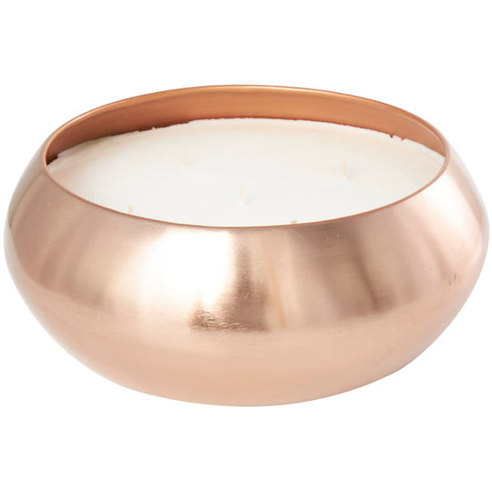 XL 5 Wick Scented Candle in Metal Bowl, 125 oz