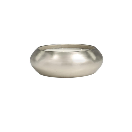Large 4 Wick Scented Candle in Metal Bowl, 60 oz
