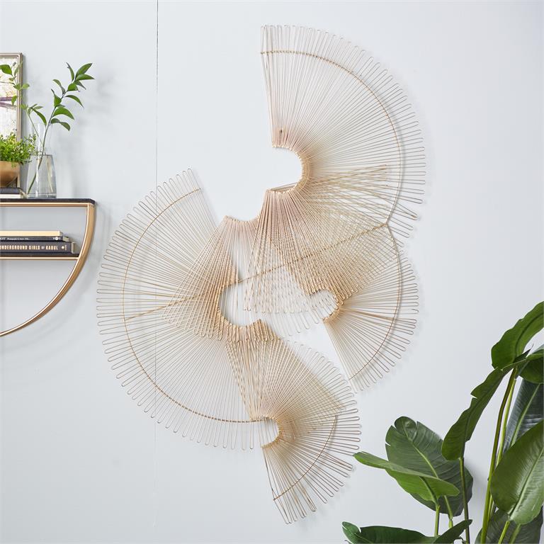 Fan Shapes Handmade Wall Decor