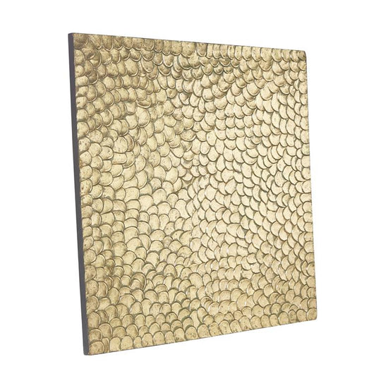 Carved Scales Wooden Abstract Wall Art