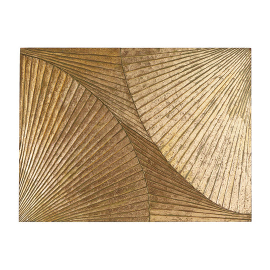 Carved Geometric Radial Wooden Wall Art