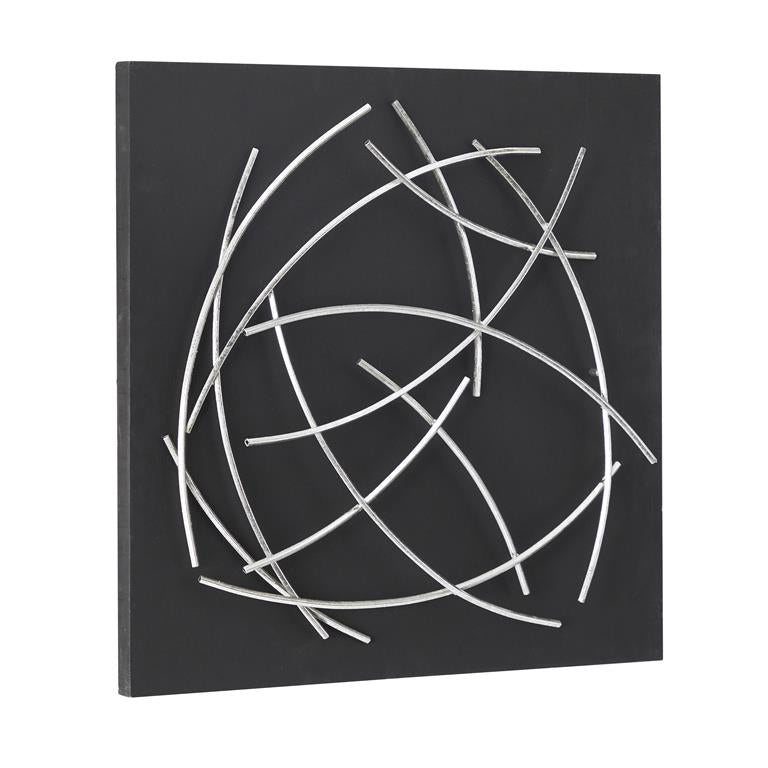 Curved Metal Pick Up Sticks 3D Wall Art Set