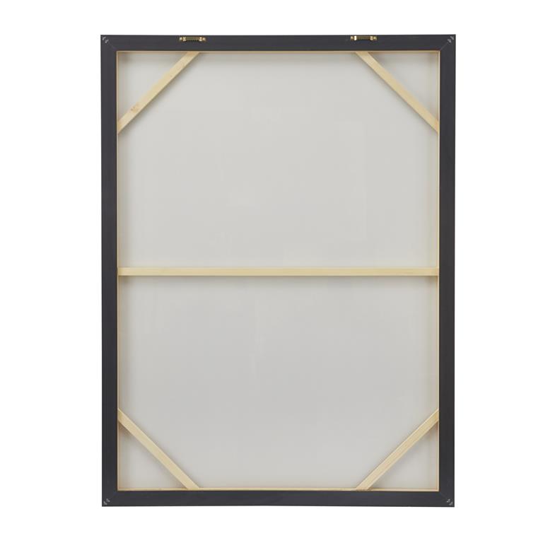 Block Gradient Abstract Wall Art with Gold Frame