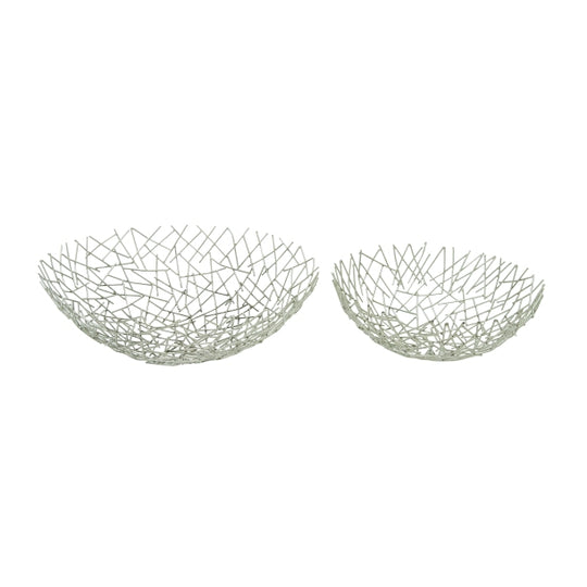 Pick Up Sticks Metal Decorative Bowl Set