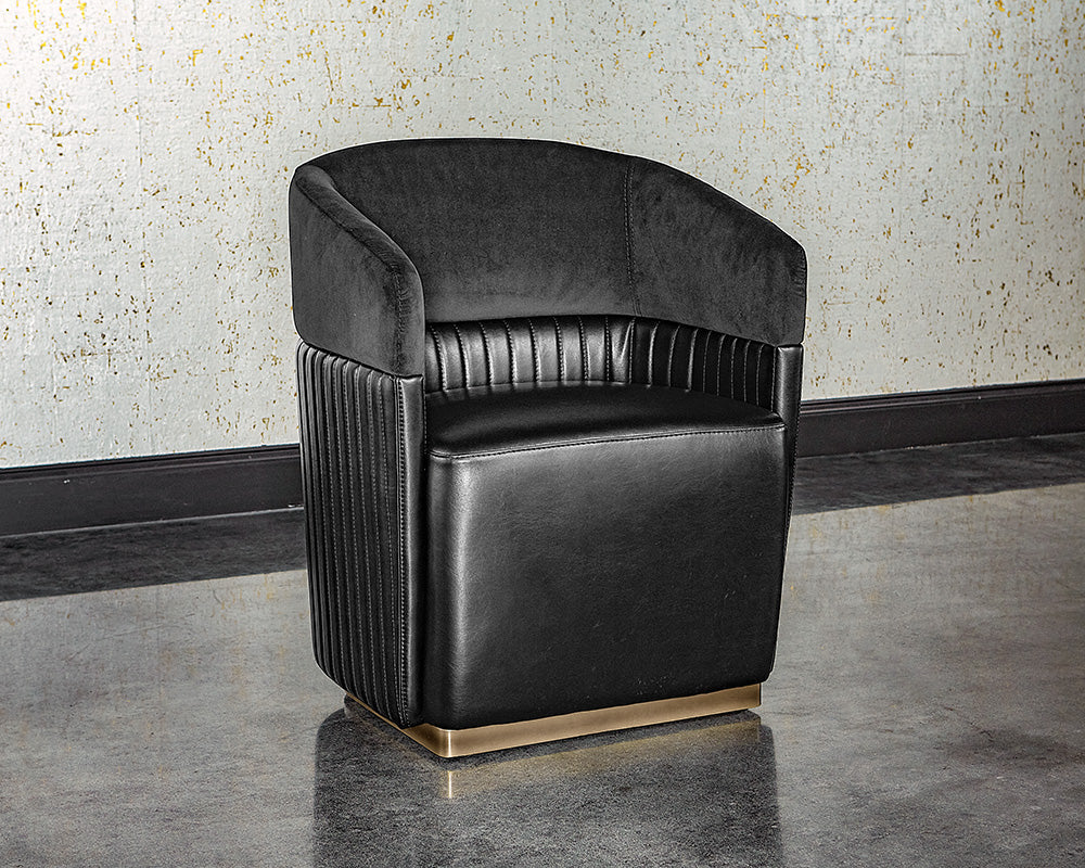 Bouvier Wheeled Lounge Chair
